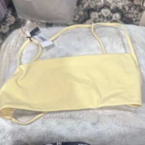 Yellow Bikini Top